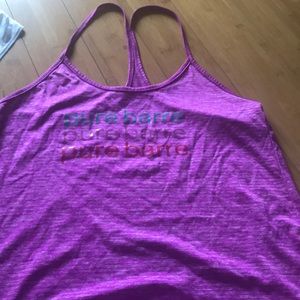 Pure Barre sweat proof tank